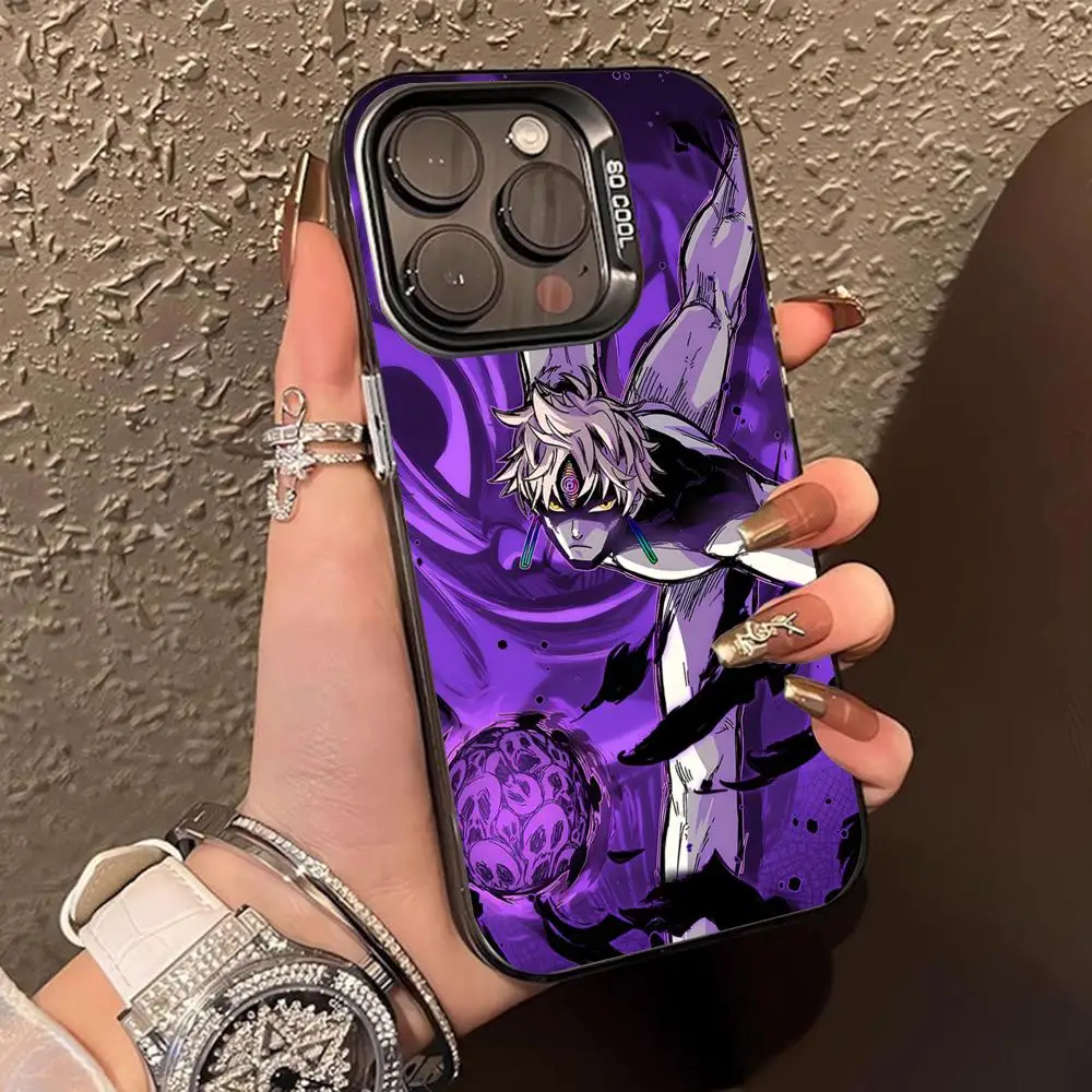 Dandadan Jiji حافظة هاتف محمول لهاتف آيفون 17 16 15 14 13 12 11 X XR XS 8 7 Pro Max Plus شفافة اللون واقية #6