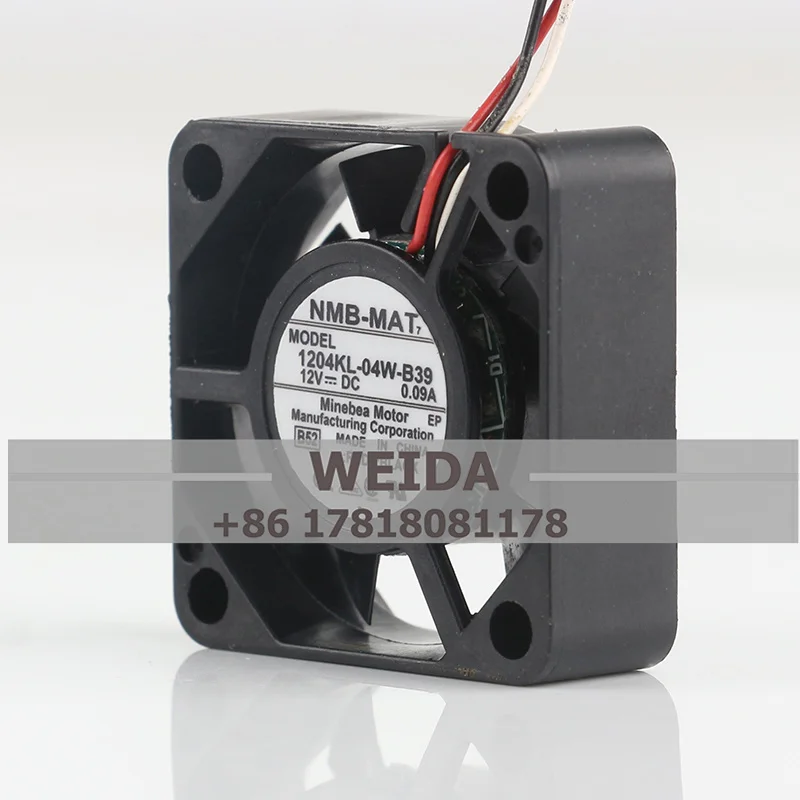 New original 1204KL-04W-B39/B40/B59 NMB-MAT DC Fan Axail 30X10mm 12V 7500RPM Tubeaxial cooling fans