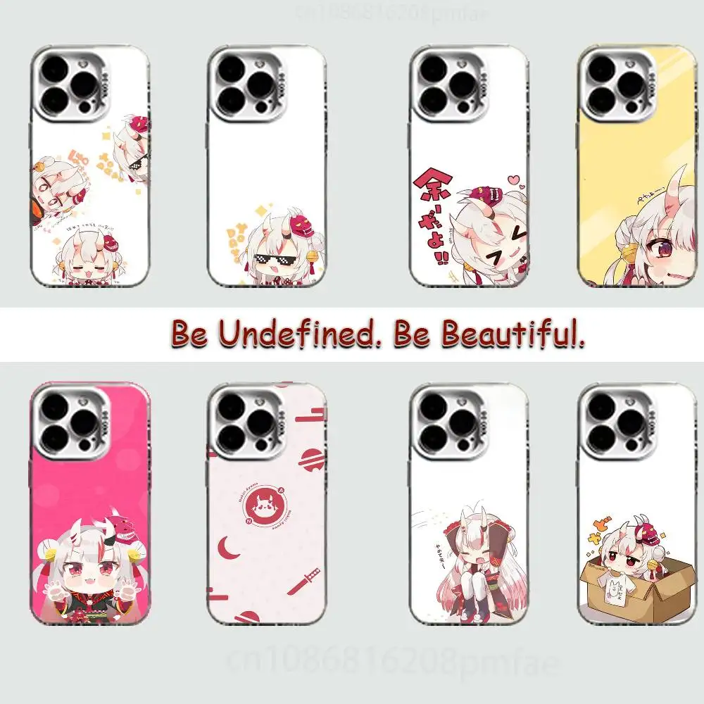 

Cute N-Nakiri A-Ayame Hard Phone Case for IPhone 17 16 15 14 13 12 11 X XS Pro Max Plusshockproof Full Cover