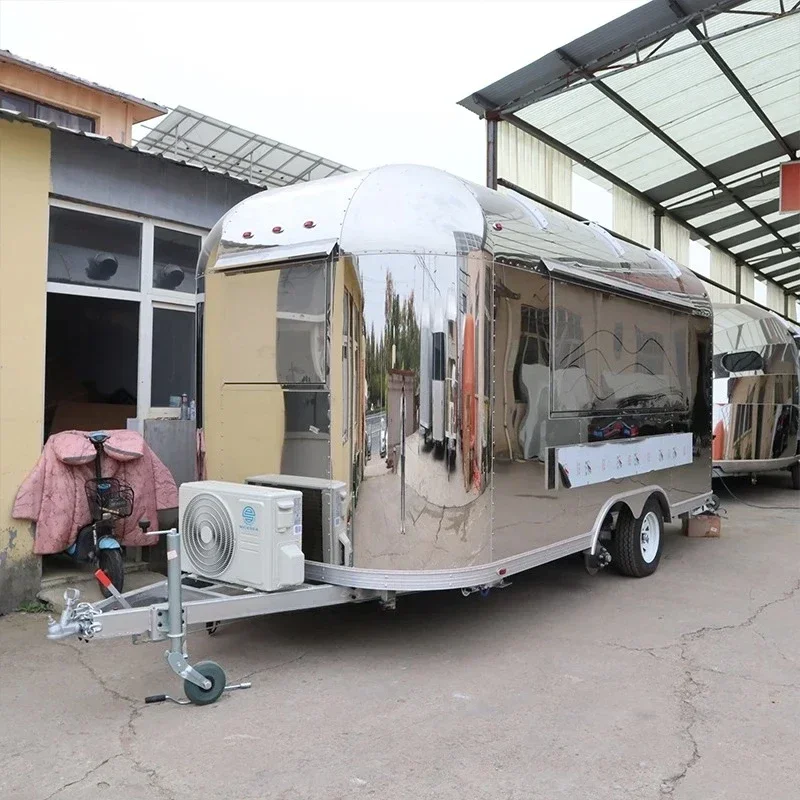 

Customized Kebab Food Truck Mobile Beer Beverage Food Cart Bakery Food Trailers Fully Equipped Kitchen