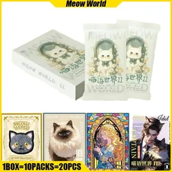 JOYRIOT Vol.2 Meow World Cards Cute Cats Animal Collection Cards Mistery Box Board Games Toys Birthday Gifts for Boys and Girls