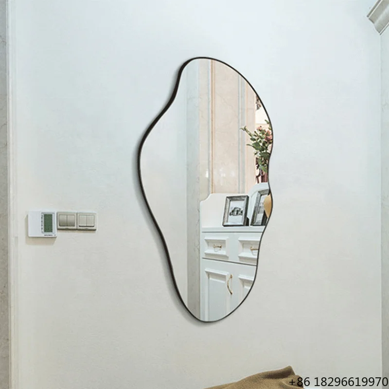 

Irregular Modern Decorative Wall Mirror Custom Design Home Wall Decor Art Mirror for Living Room Bedroom Bathroom