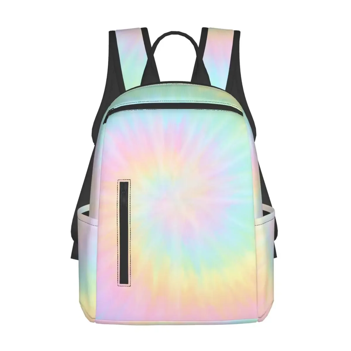 

Tie Dye Pastel Wallpaper Backpack Daypack Large Capacity Children BookBag School Bag Shoulder Bags for Men Women