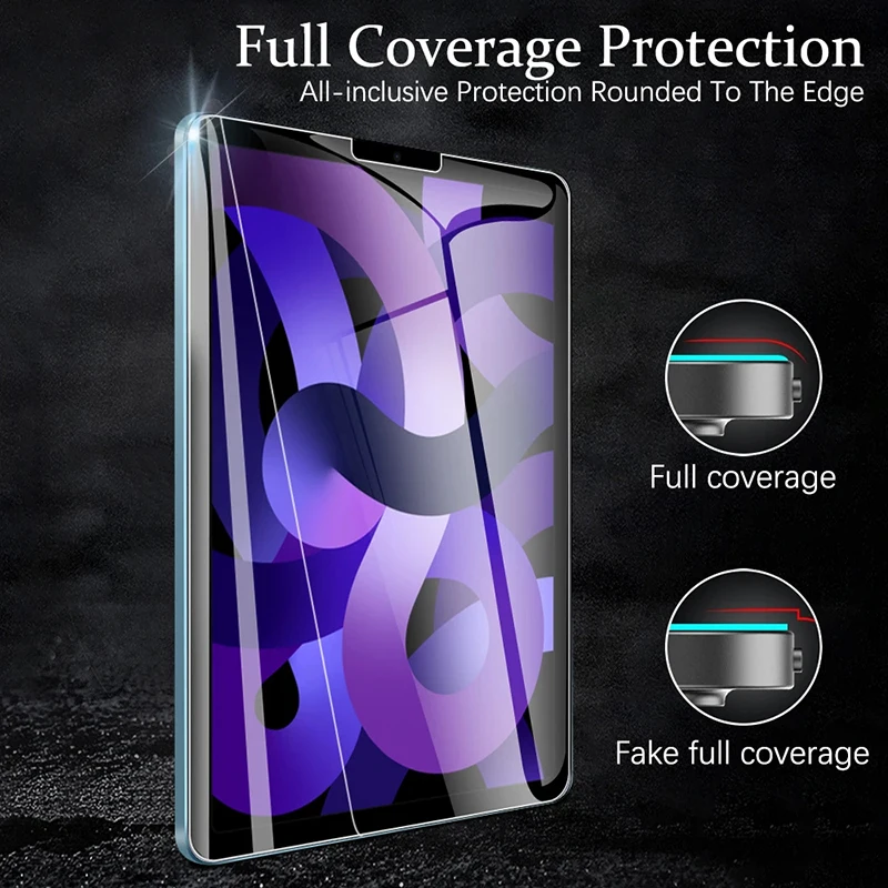 واقي شاشة لجهاز iPad 10th 9th 8th 7th 6th Gen Soft PET Film For Pro 11 12.9 2022 2021 Mini 6 Air 5 4 10.9 Air 3 2 1 Pro 9.7