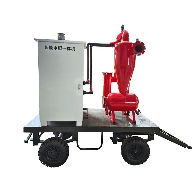 Mobile pump house, high standard farmland fertilizer applicator, water and fertilizer integrated machine irrigation truck