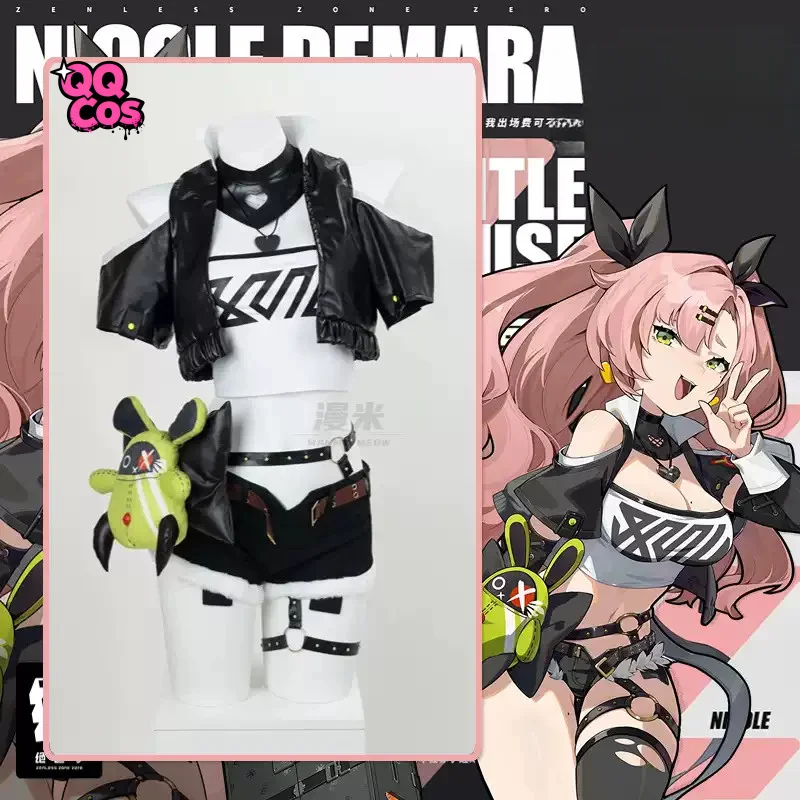 

Zenless Zone Zero Николь Демара Рождественская вечеринка Великолепная униформа Аксессуары Реквизит Полный набор QQcos