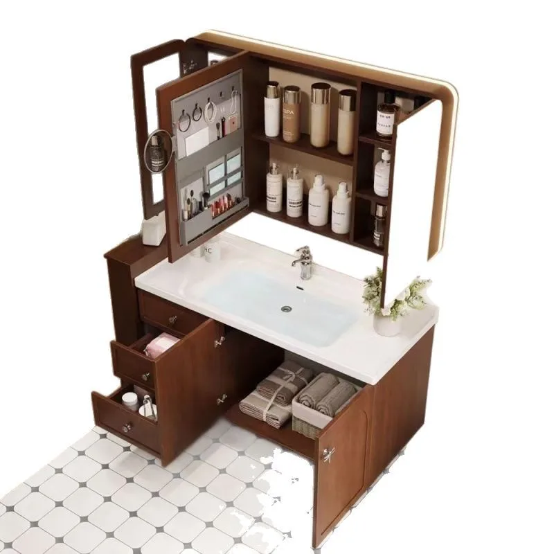 

Medieval French oak bathroom cabinet