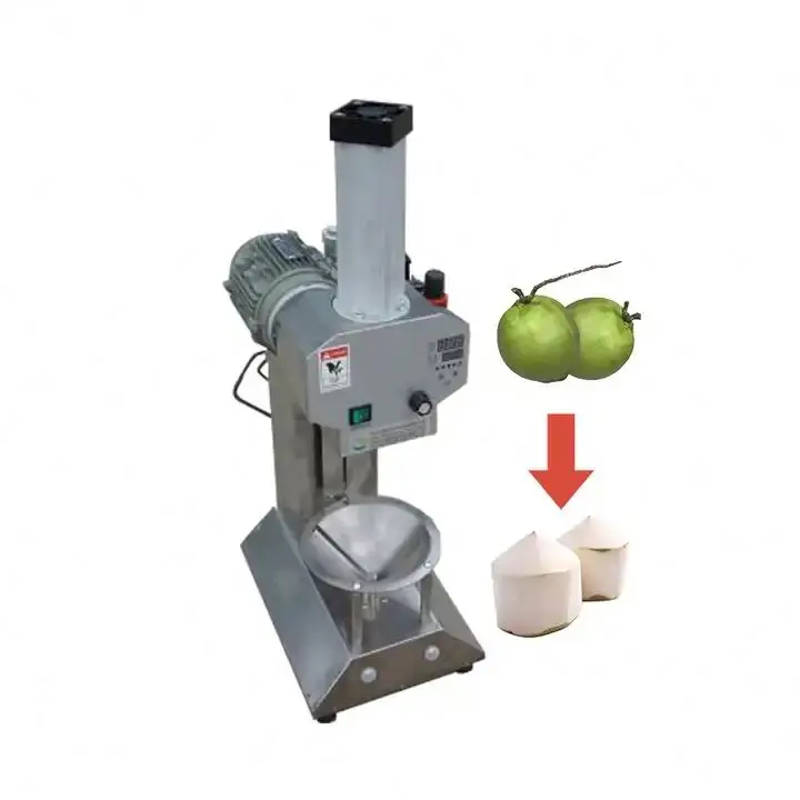 Green Tender Tool Fresh Machine Price Bottom Mobile Peeling Coconut Shell Cutting Machine