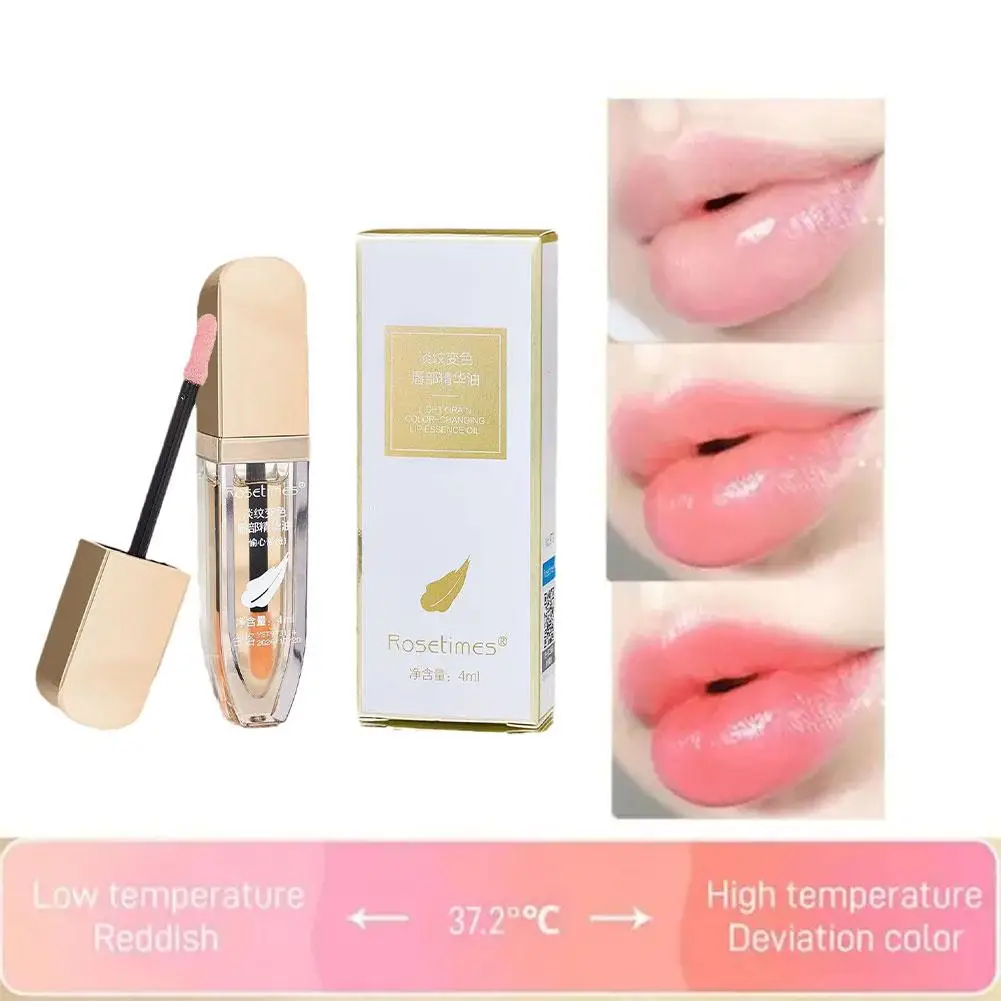 Crystal Jelly Lip Balm ลิปสติกอุณหภูมิสีเปลี่ยน GLOSS Moisturizer แต่งหน้า Balm เครื่องสําอางค์ Lip โปร่งใสยาวนาน K W2O8