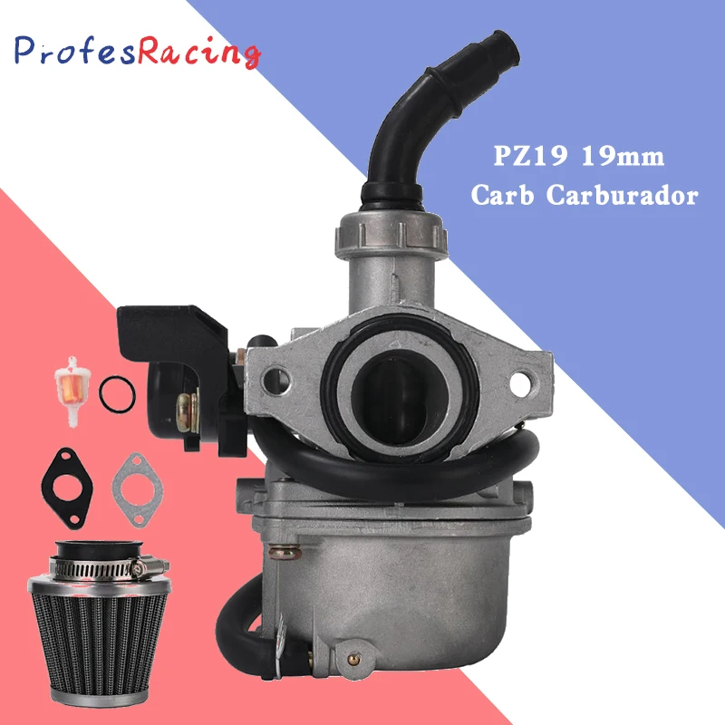 Motorcycle Carb Carburador KIT Hand Choke PZ19 19mm Carburetor For KEIHI 50cc 70cc 90cc 110cc 125cc ATV Quad 4 Wheeler Dirt Bike