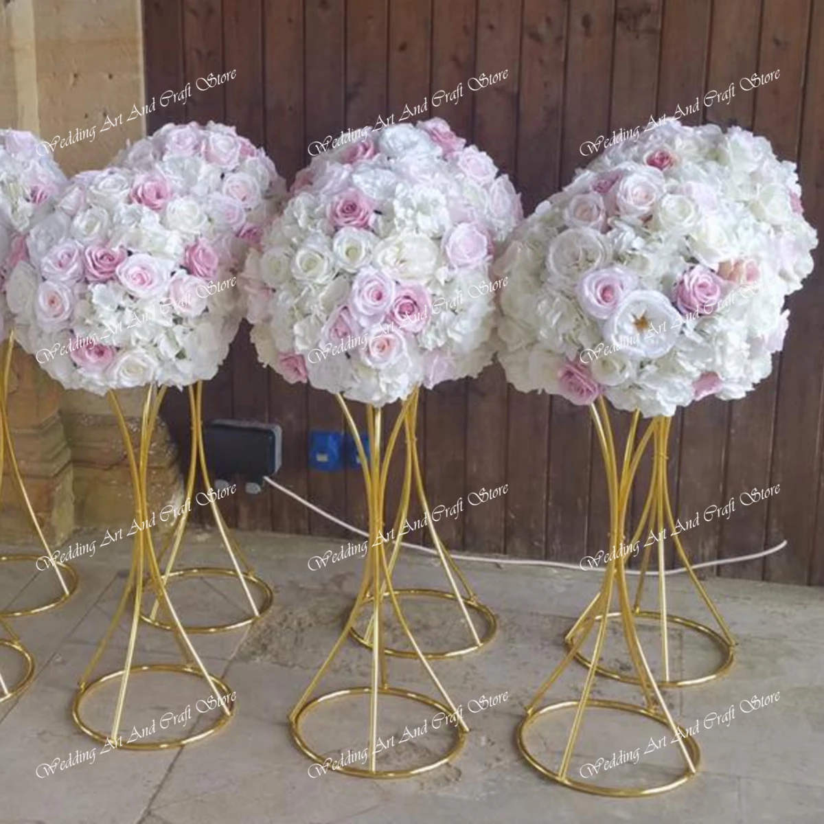 10pcs)60cm/100cm)Tall Table Top Metal Gold Chandelier For Wedding Centerpieces Tall Gold Metal Round Flower Stand 1026