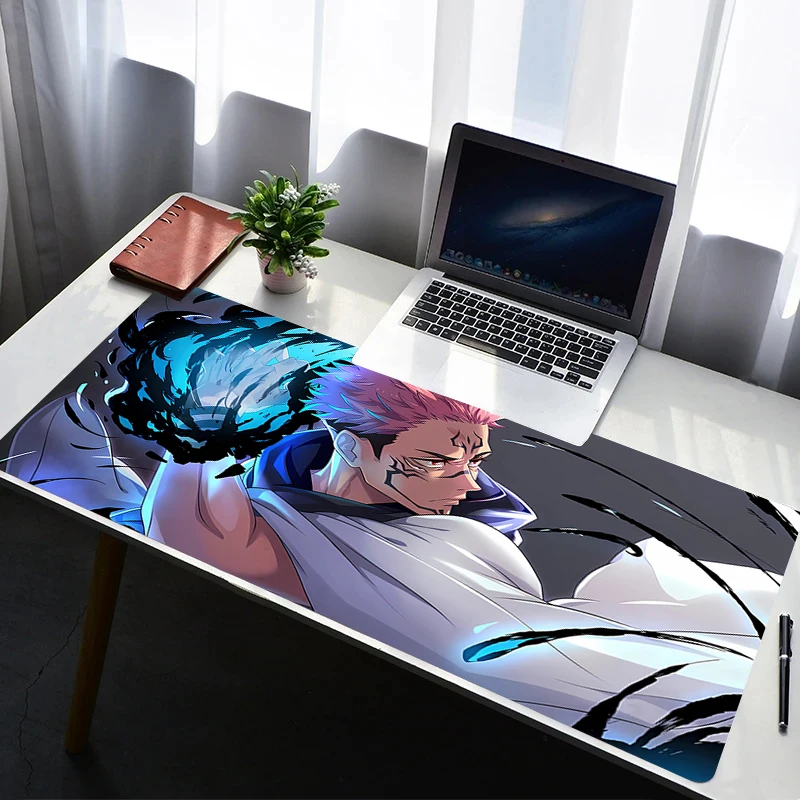 

Mouse Pad PC Non Slip Rubber Mousepad Laptop Gamer Cabinet J-jujutsu Kaisen Keyboard Pad Office Computer Gaming Desk Mouse Mat