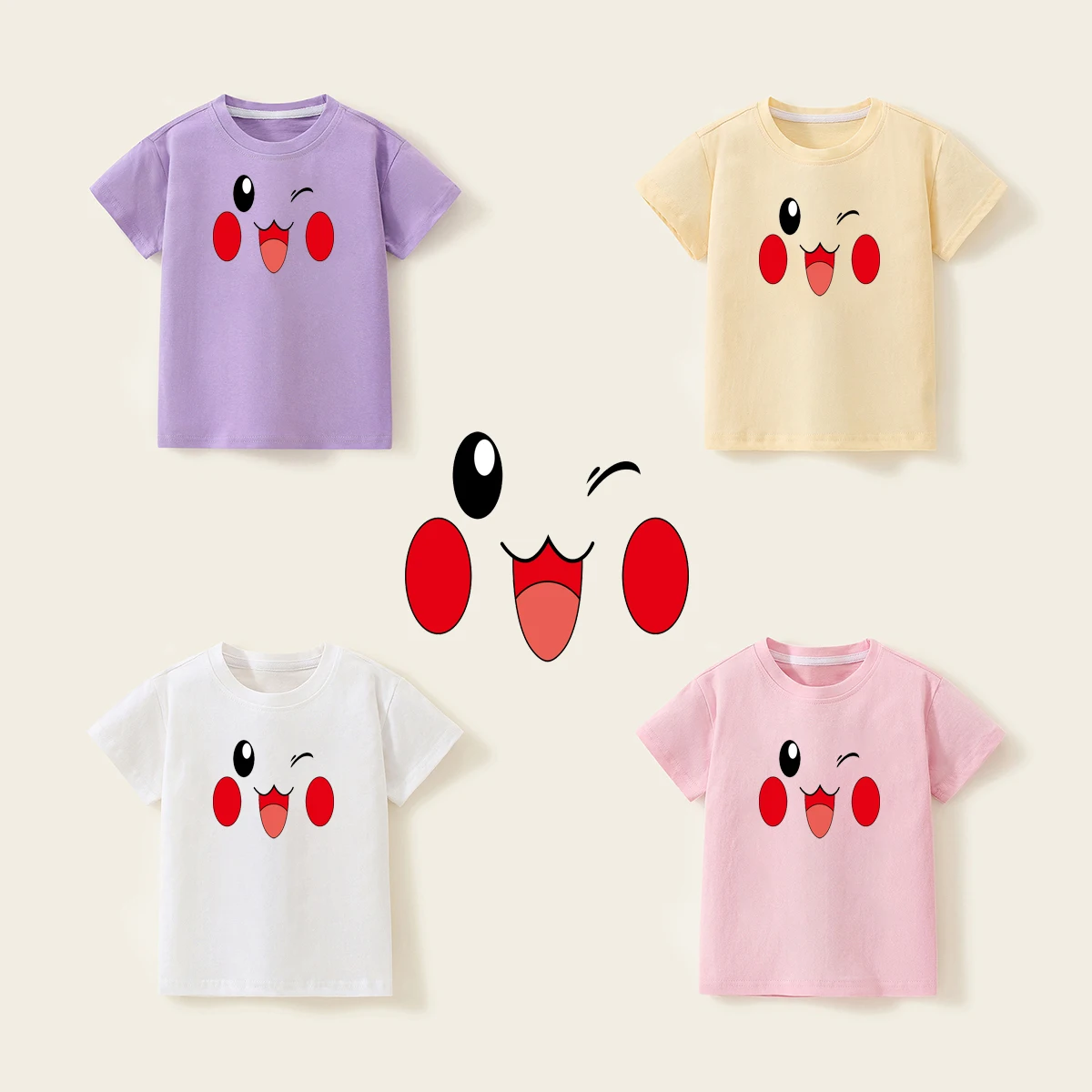 

Japan Cartoon Printed Girls T Shirts Summer Kids Clothes Cotton Yellow Sports T Shirts High Quality Breathable Pink Tees 110-160