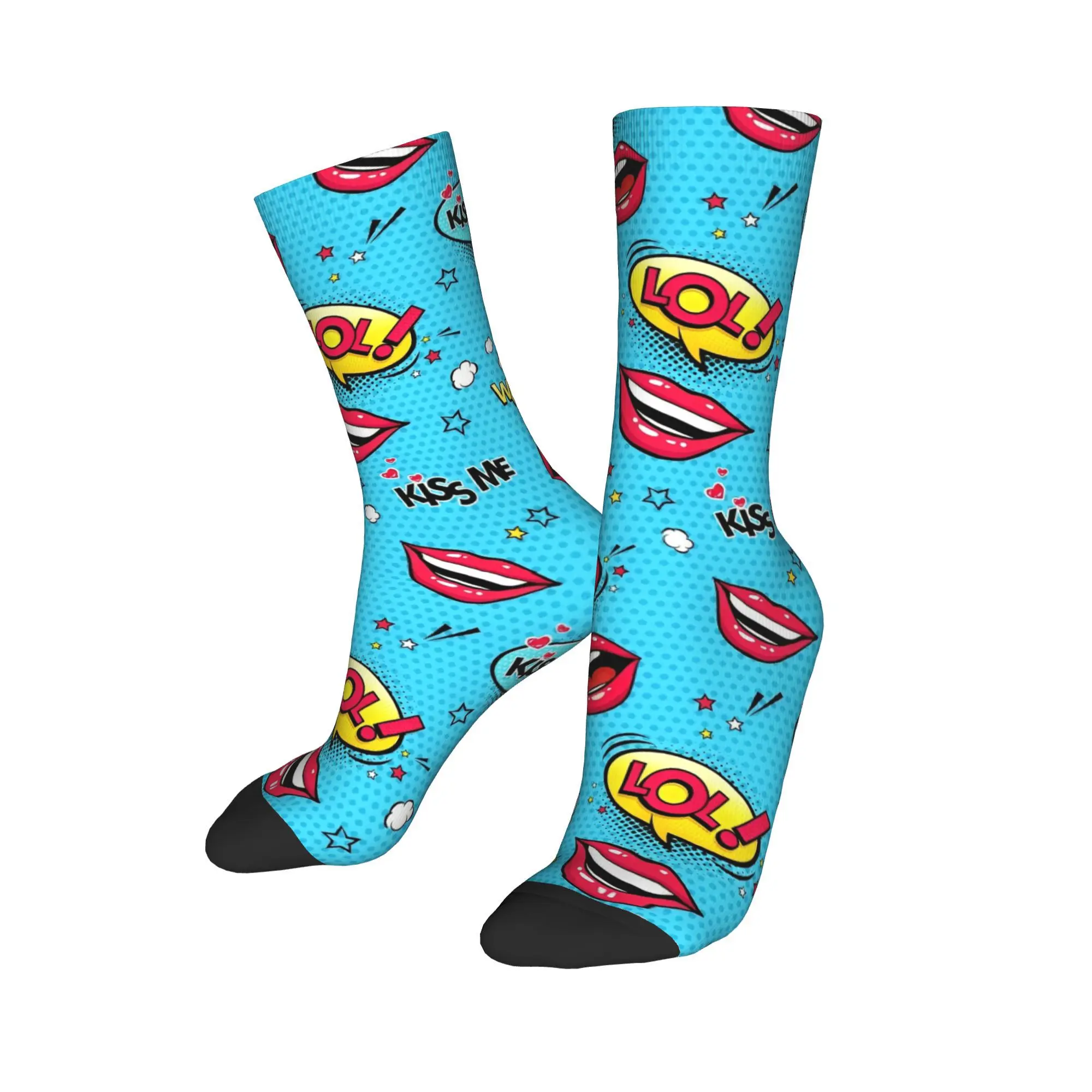 

Bang Art Fashion Socks Men Women Polyester Casual Socks Harajuku Spring Summer Autumn Winter Middle Tube Socks Gifts