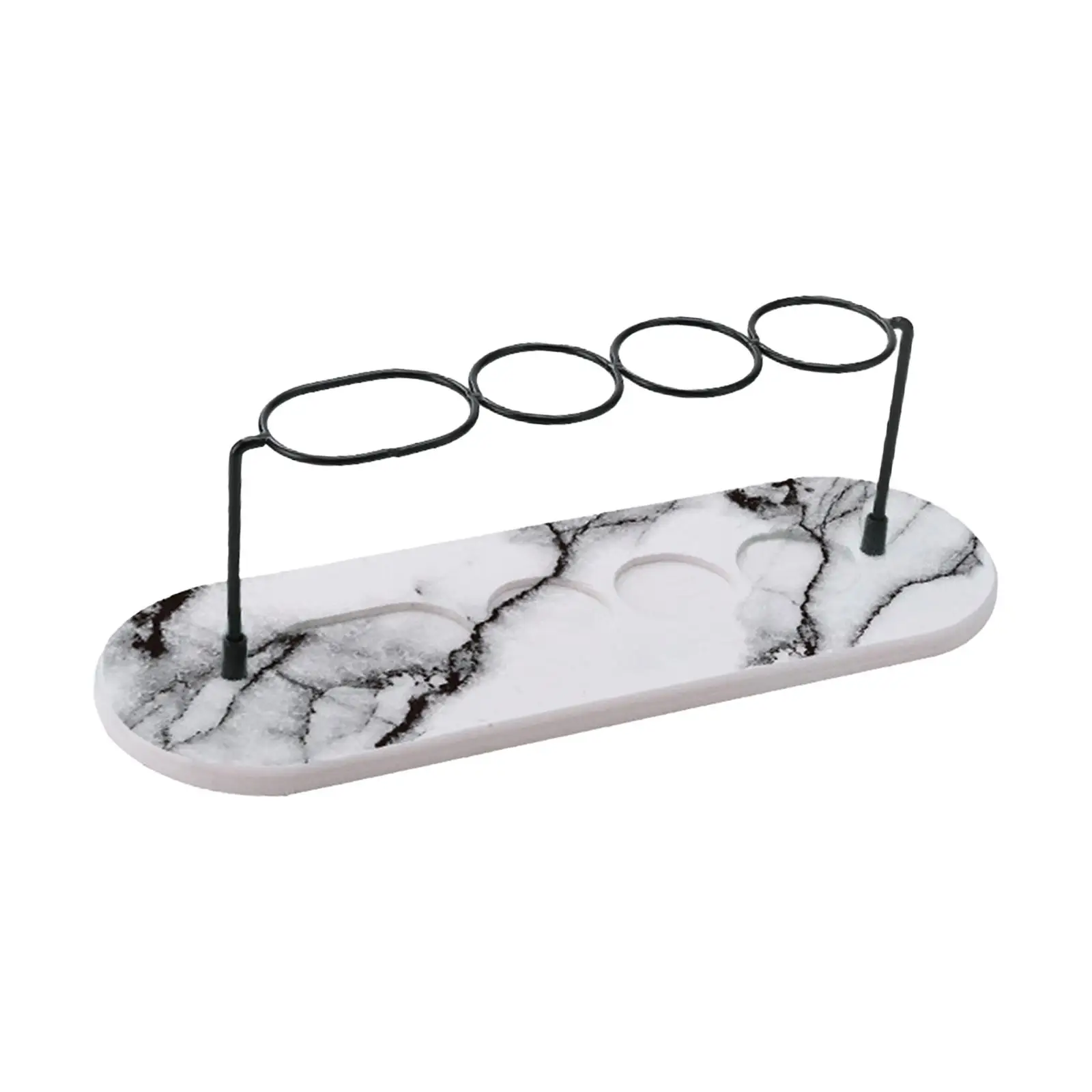 Diatomite Toothbrush Holder Diatomaceous Earth Pad Toothbrush Storage Rack Nordic Coaster Tray for Kitchen Counter Countertop