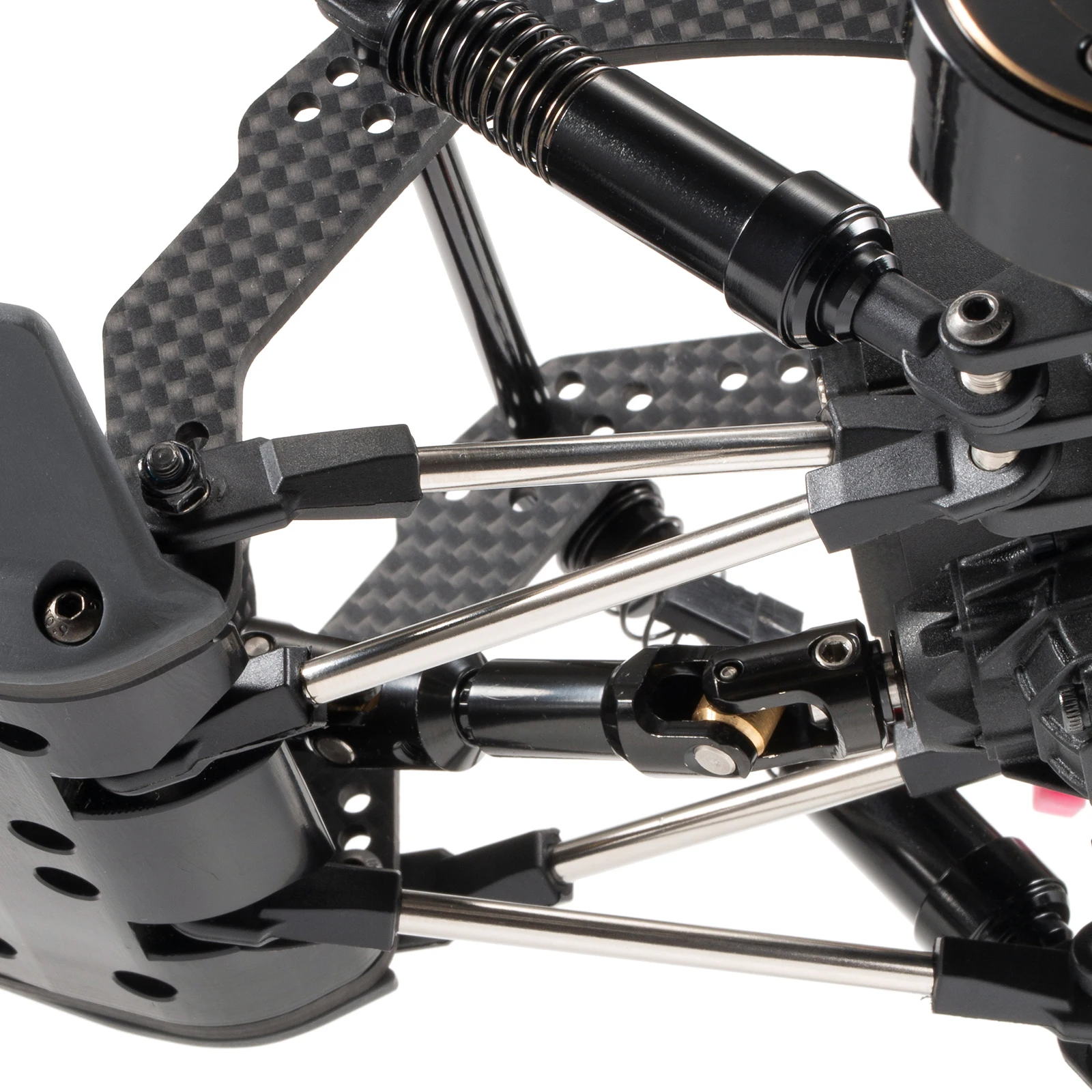 Carbon Fiber LCG Custom Build Chassis Kit und Link Kit für 1/10 RC Rock Crawler Capra F10 Achse – Detail 10