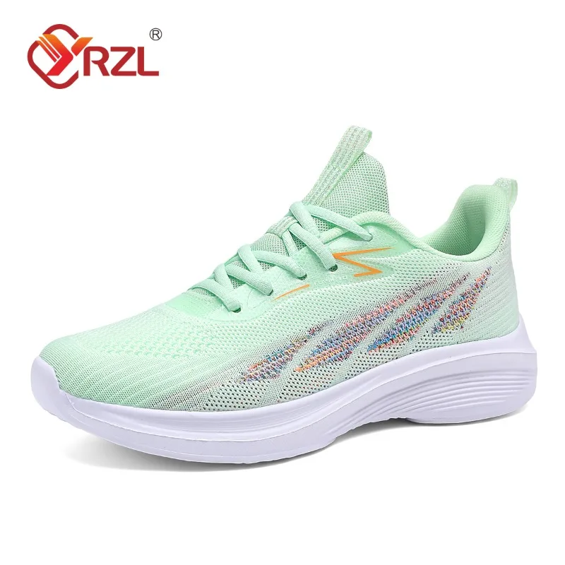 

YRZL Women Sneakers 2025 New Lightweight Breathable Mesh Running Shoes Comfortable Athletic Gym Tennis Anti Slip Shoes Women