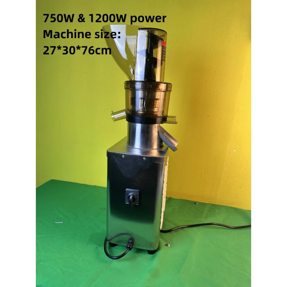 

High Juice Yield Stainless Steel Shaft Healthy Orange Cold Press Commercial Juicer Machine