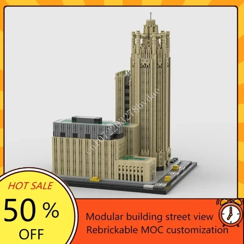 2439 قطعة 550 مقياس وحدات MOC مخصص عرض الشارع نموذج الإبداعية لغز لتقوم بها بنفسك مخصص لغز لعبة مجسمة هدية #2