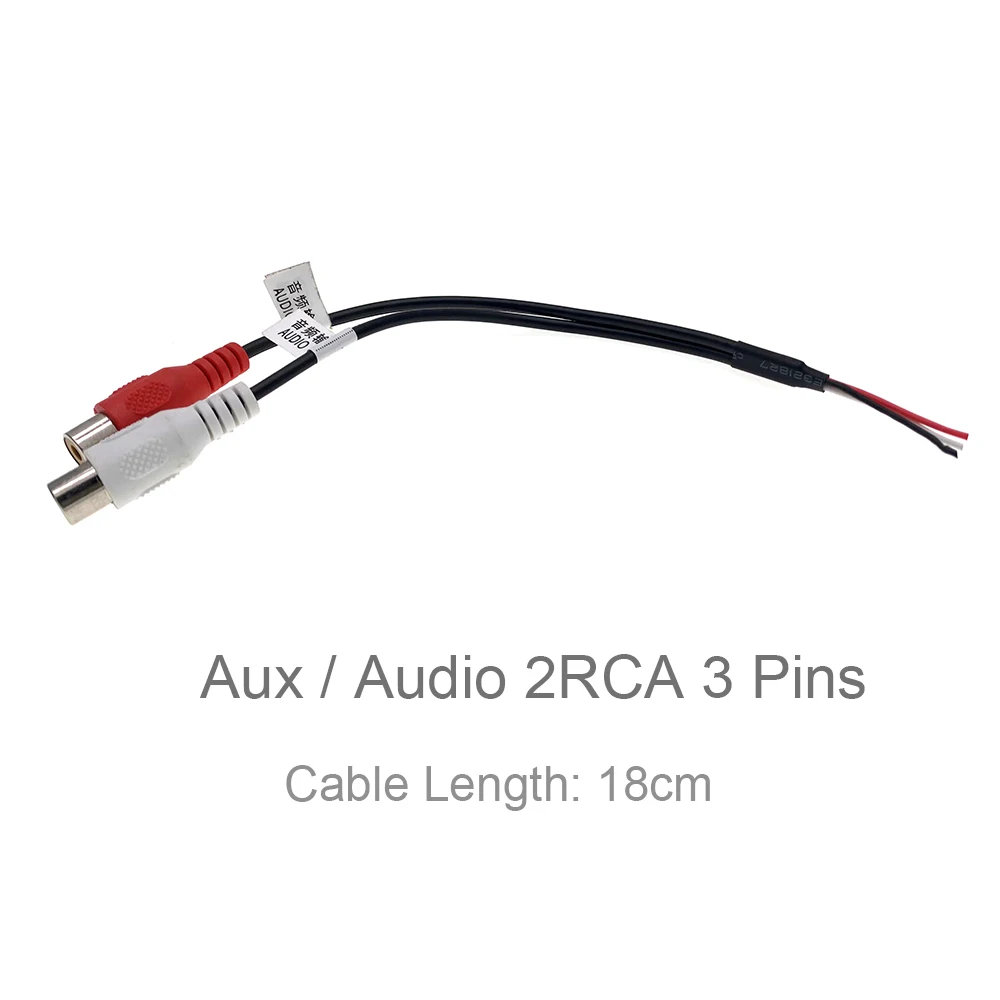 4 6 8 10 14 Pin autoradio Audio Stereo connettore RCA cablaggio automobilistico terminale maschio per navigazione DVD Android