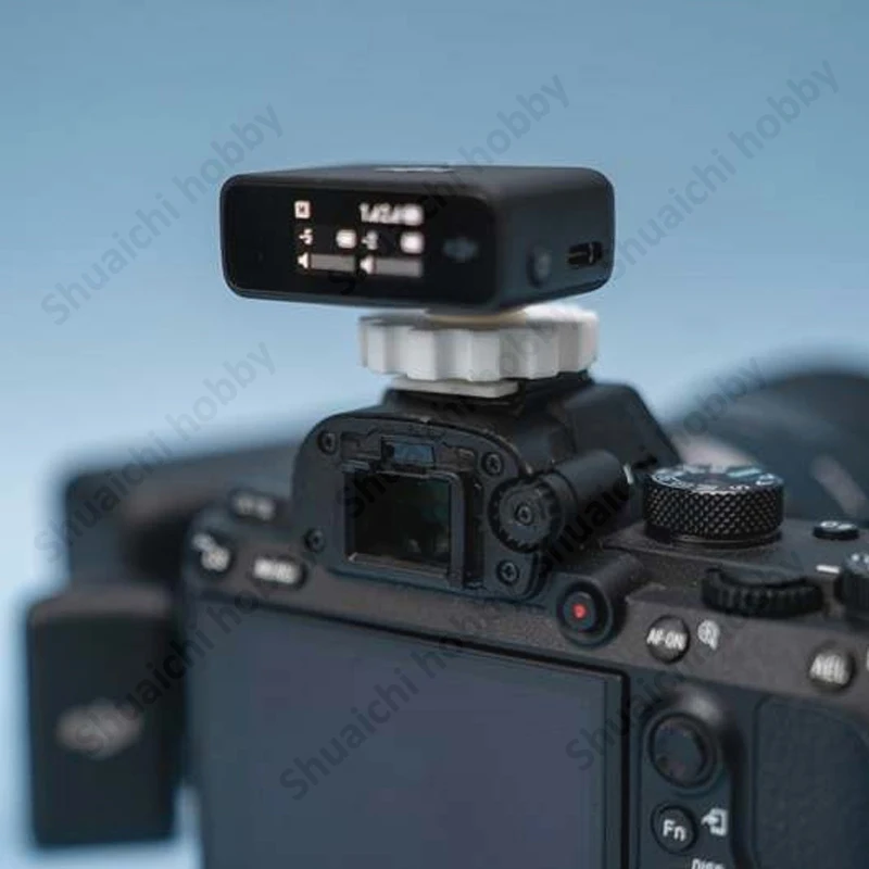 For DJI Mic 1/2 Microphone Adjustable Cold Shoe Adapter Base​ Outdoor Live Streaming Audio Expansion Accessory for Sony Camera