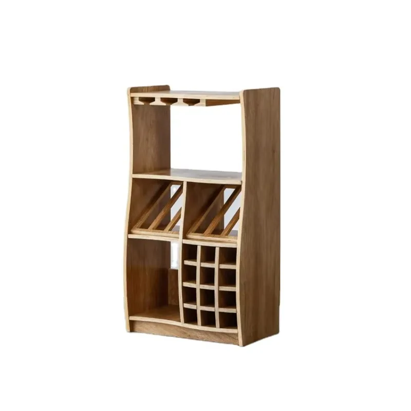 Factory Direct 2026 Modern Fashion Wine Display Cabinet Wholesale for Home Bar or Hotel Made of Wood Panel Living Room Furniture