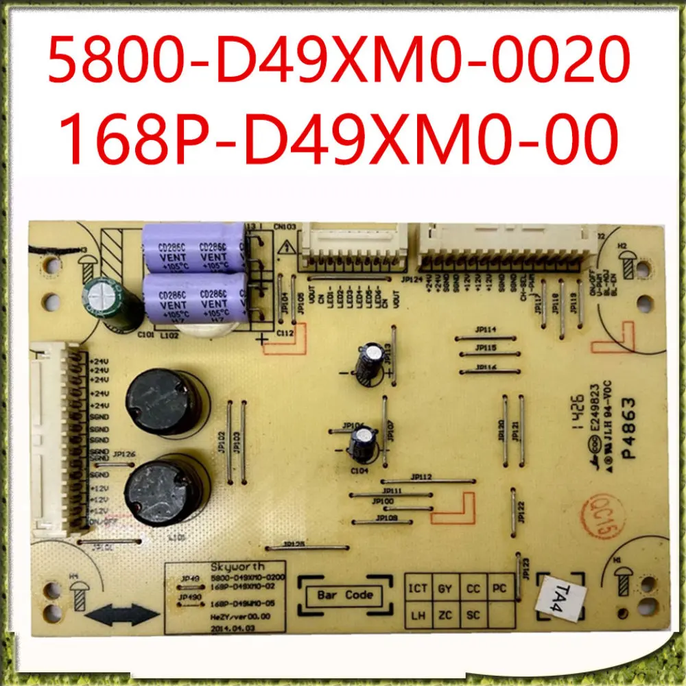 Original 49E710U Backlight Constant Current Plate 168P-D49XM0-00 5800-D49XM0-0020 Constant Current Plate Power Supply Board