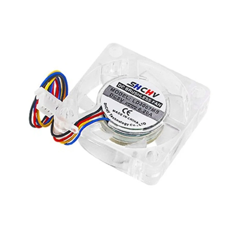 Ventilador resfriamento raspberrypi5, terminal jst 4 pinos para soprador dedicado pi5 3007, envio direto