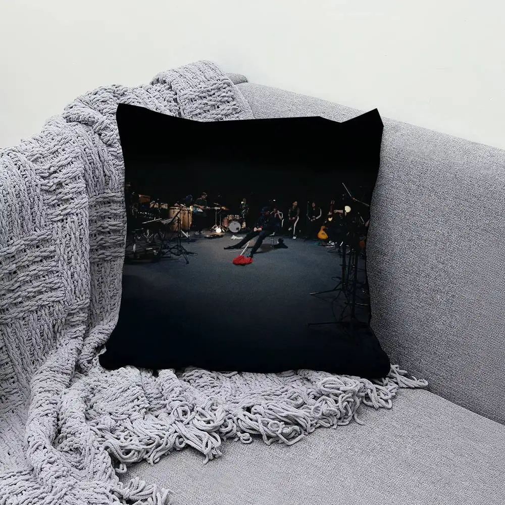 

D-DELLAFUENTE RONDO 30x30cm 45x45cm Pillow Case Decor Protective Covers Comfortable soft for Sofa Living Room Home office
