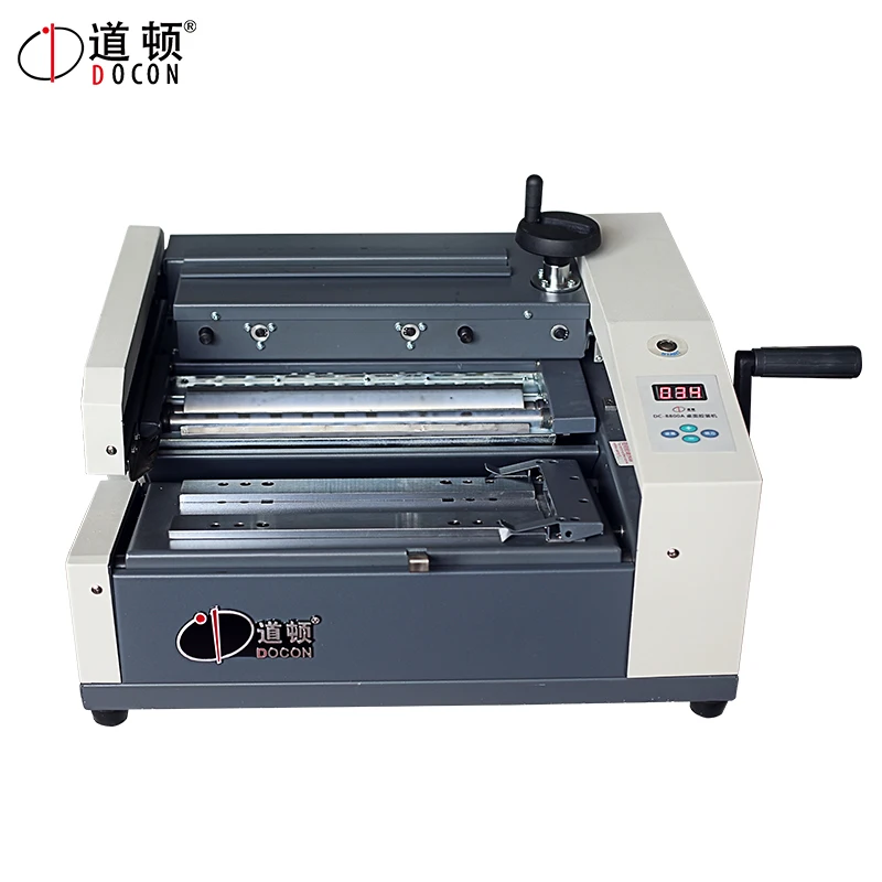 

Desktop Semi Automatic Perfect Hot Melt Glue Book Binding Machine DC-8800A