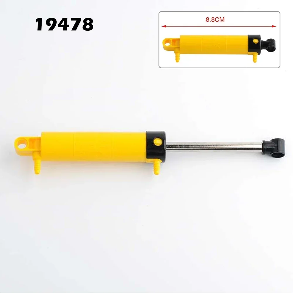 MOC Pneumatische Teile Schlauch Luftpumpe Tank Schubstange Putter Schalter Zylinder Air Power Ziegel Legoeds-Kompatibel Baustein