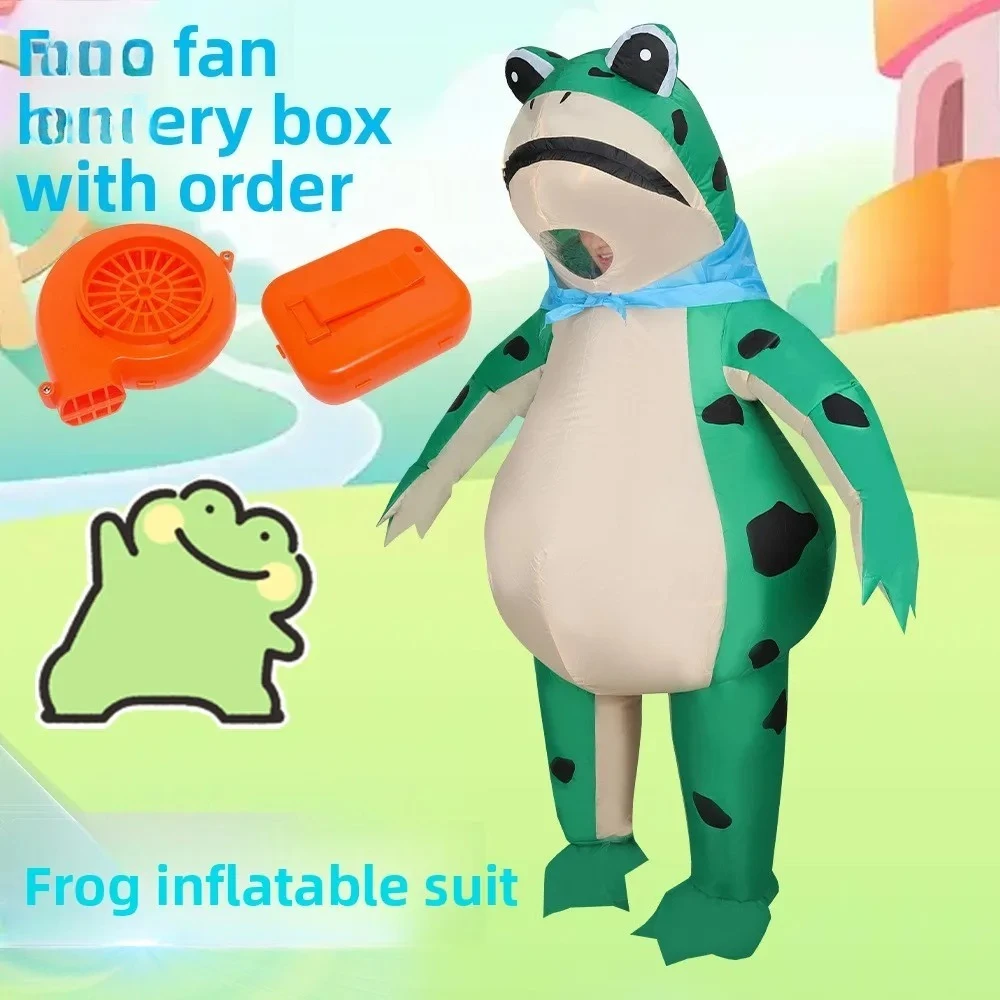 

Frog Doll -Adult Version for Dolls People Wear Inflatable Clothing, Performance Clothing Luminous Game Animation Clothing