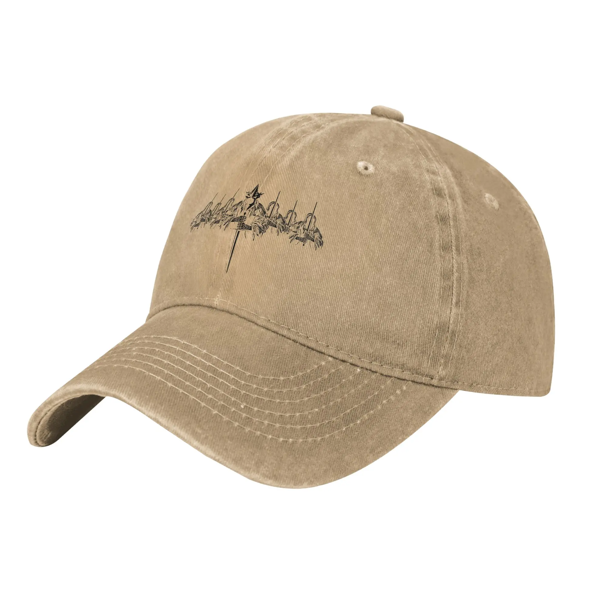 Nazgul [Variant] L-Lords Of The R-Rings Unisex Baseball Cap Denim Washed Hats Retro Outdoor Activities Adjustable Snapback Hat