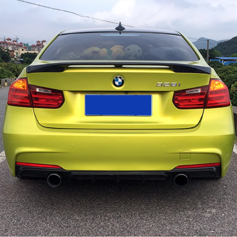 

For BMW F30 F80 M3 Spoiler Carbon Fiber Material M Performance Style 2012 - up 320i 328i 335i 326D F30 Carbon Fiber