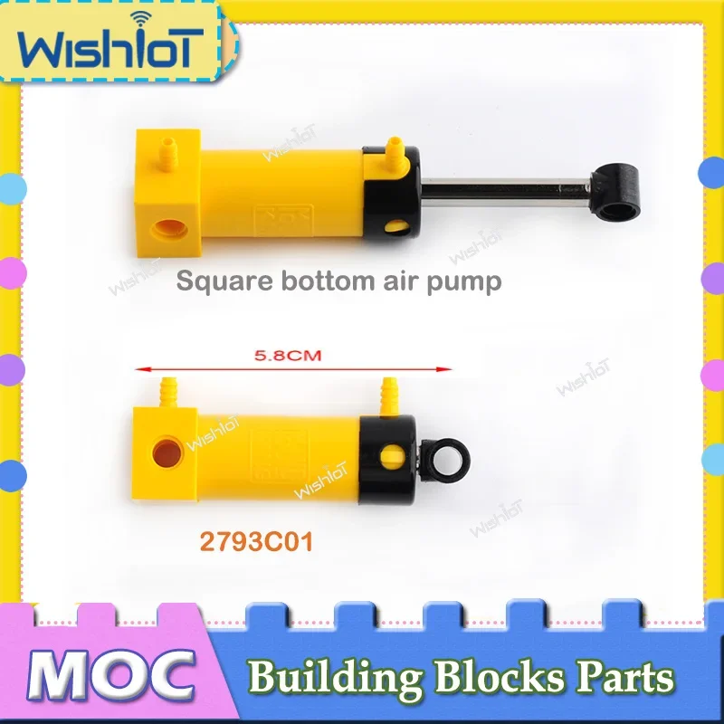 1PCS/3PCS/5PCS 2793c01 Square Bottom Air Pump MOC Bricks Modified Technical Parts DIY Cars Model Toy Building Blocks Accessories