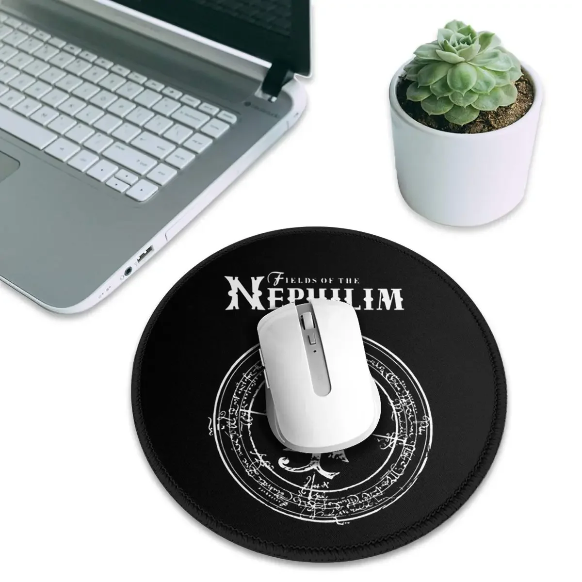 Fields Of The Nephilim Round Mouse Pad Computer Keyboard Mouse Mat Gamer Laptop Desk Mat Office Table Mats