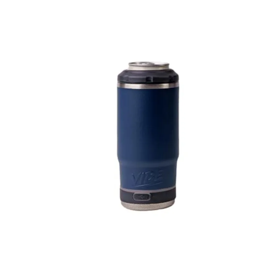 

Vibe 4 In 1 Bluetooth Speaker Cup, Insulated Can and Bottle Holder for Hot or Cold Drinks, Double Wall Stainless Steel Drinkwar