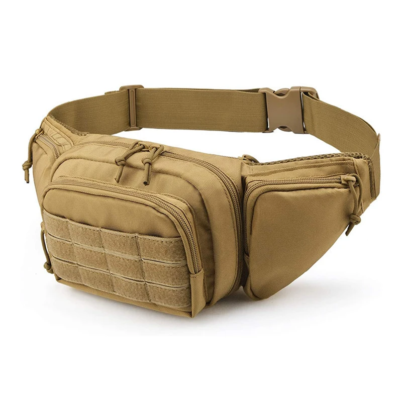 Tactical Waist Bag Gun Holster Fanny Pack Sling Shoulder Bag Outdoor Chest Assault Pack Concealed Pistol Carry Holster