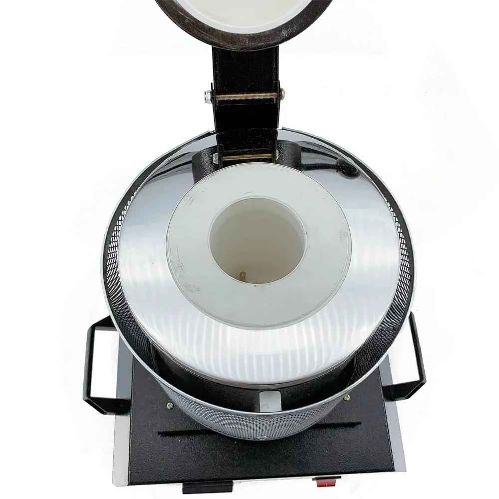 Mini forno Forno di fusione dell'oro per rottami di ferro da 3 kg