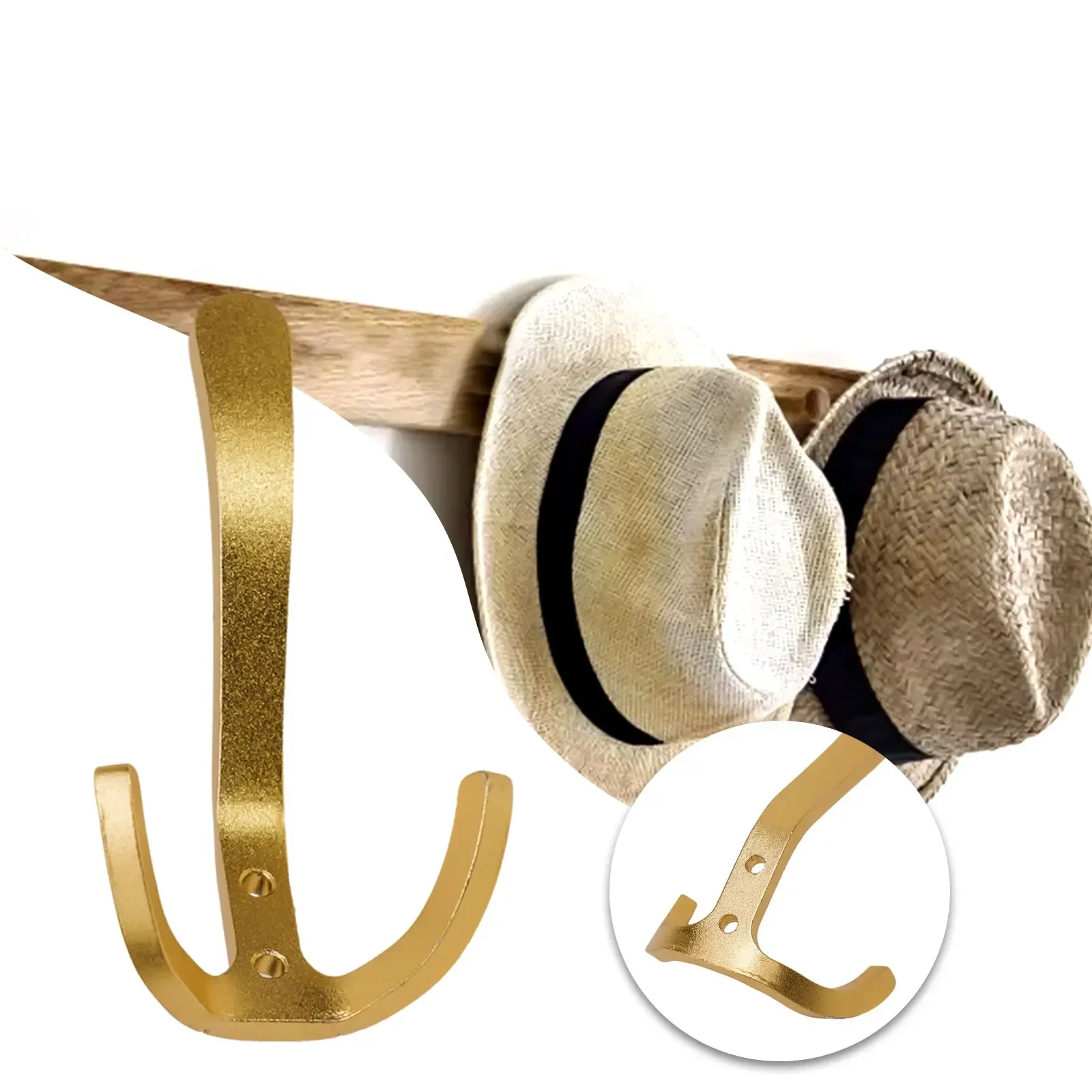 1PC Hanger Hook Wall Mounted Metal Coat Rack Towel Hooks Key Holder Clothes Hat Rack Furniture Hook Home Accessories