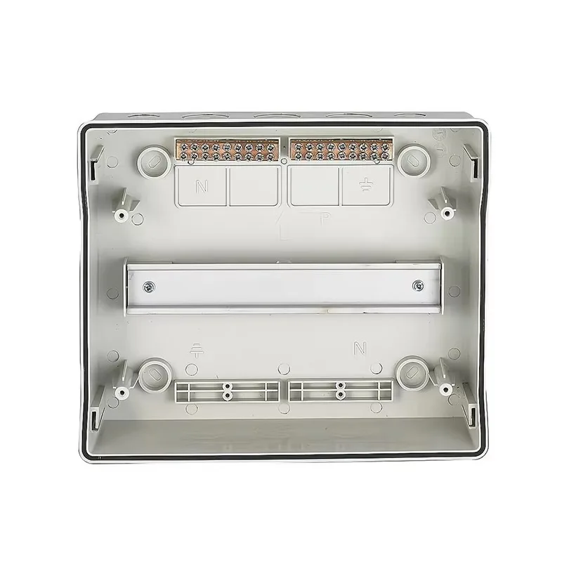 Outdoor Waterproof Plastic Distribution Box with Air Switch Protection and Electric Lighting for Household Use