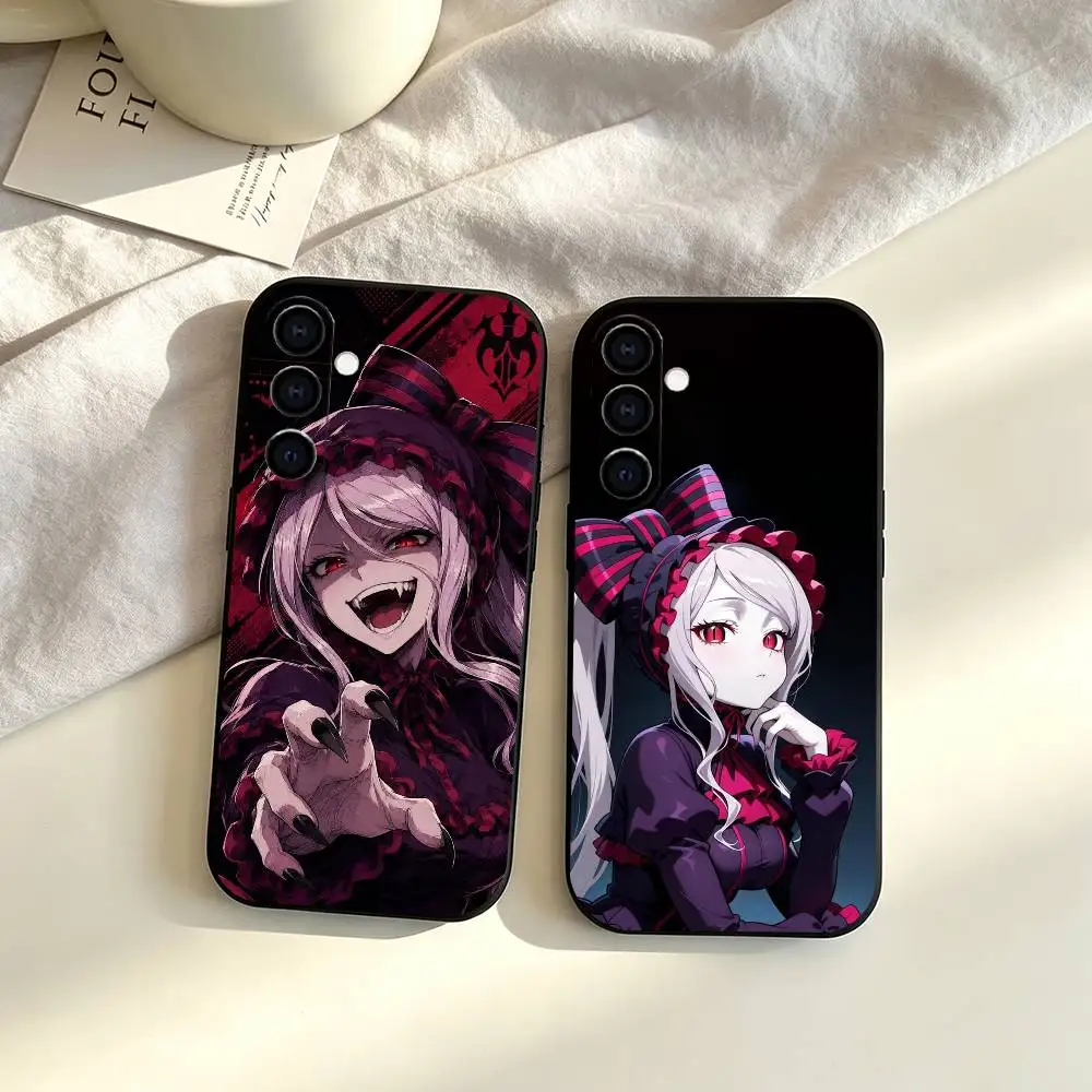 Overlord Shalltear Bloodfallen gift Phone Case For Samsung Galaxy A73,A72,A71,A70,A53,A52,A51,Soft Silicone Black Cover
