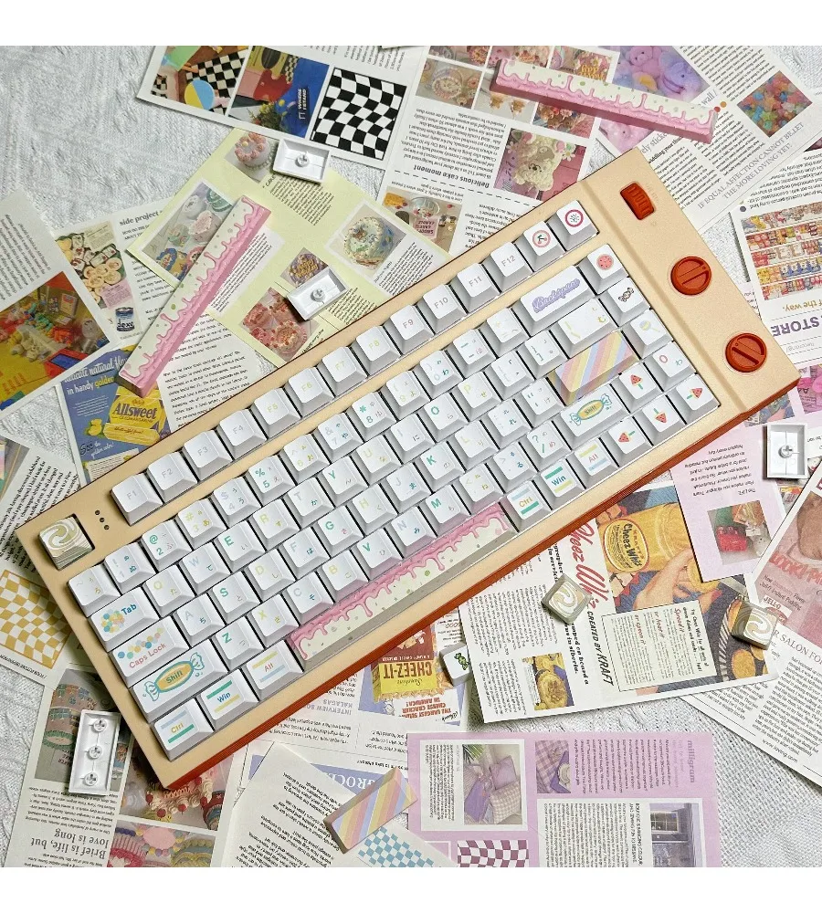 Keycap Original height PBT material Sublimation keycap Candy keycap Hope brother original adaptation mechanical keyboard
