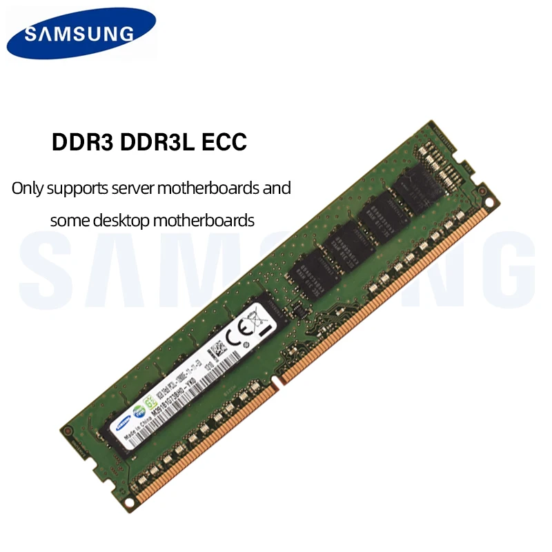 

Samsung ECC RAM DDR3L DDR3 4GB 8GB 1600MHz 1866MHz 1333MHz 2R*8 PC3-12800E 14900E 10600E 1.35V 1.5V Server Memory