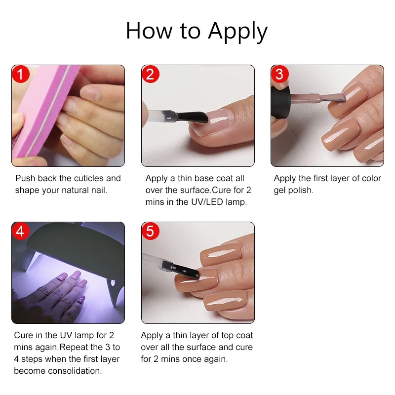 Arte Clavo 8ml rouge rose couleurs Gel vernis à ongles paillettes ongles Art TPO-Free bouteille UV Gel vernis HEMA-Free LED laque tremper