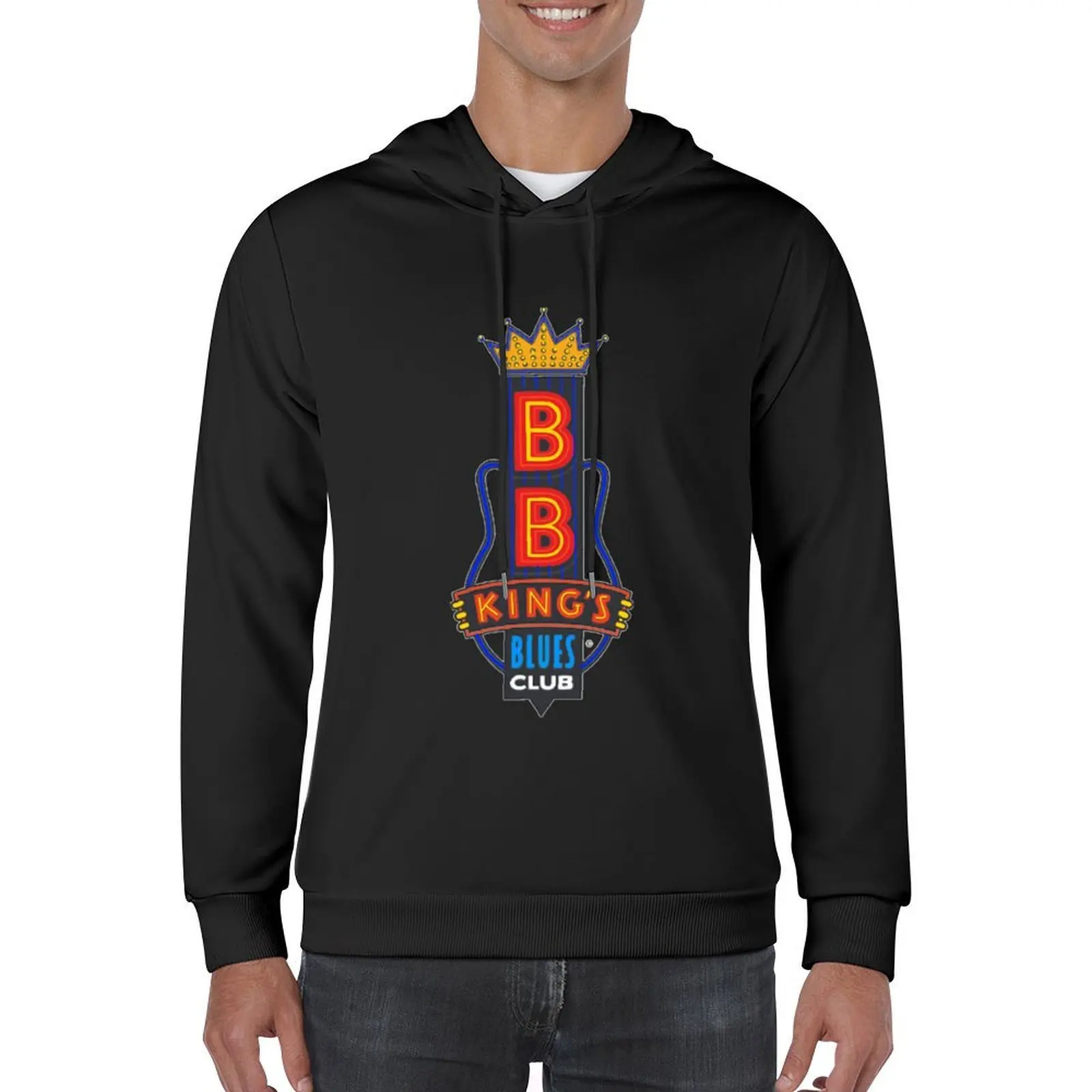 Beale ST BB Kings هوديي ملابس رجالية طقم قميص عرق للرجال معطف رجالي بغطاء للرأس جرافيك