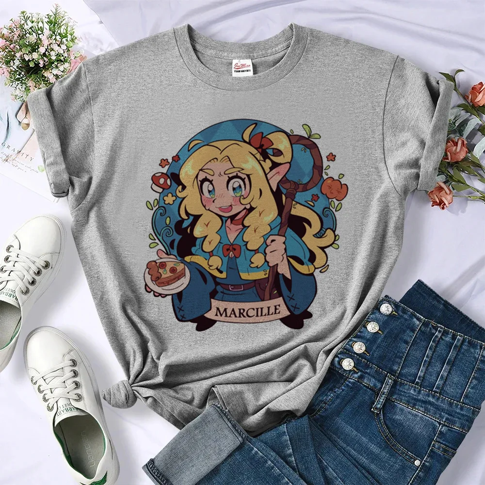 Dungeon Meshi tshirt women anime Japanese comic Tee female 2000s graphic harajuku clothes