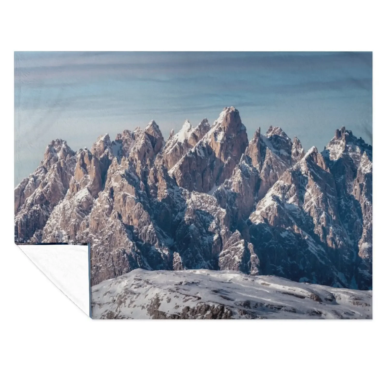 

Sextener Dolomiten, Italien Throw Blanket Soft Plaid Bed Fashionable manga Tourist Blankets