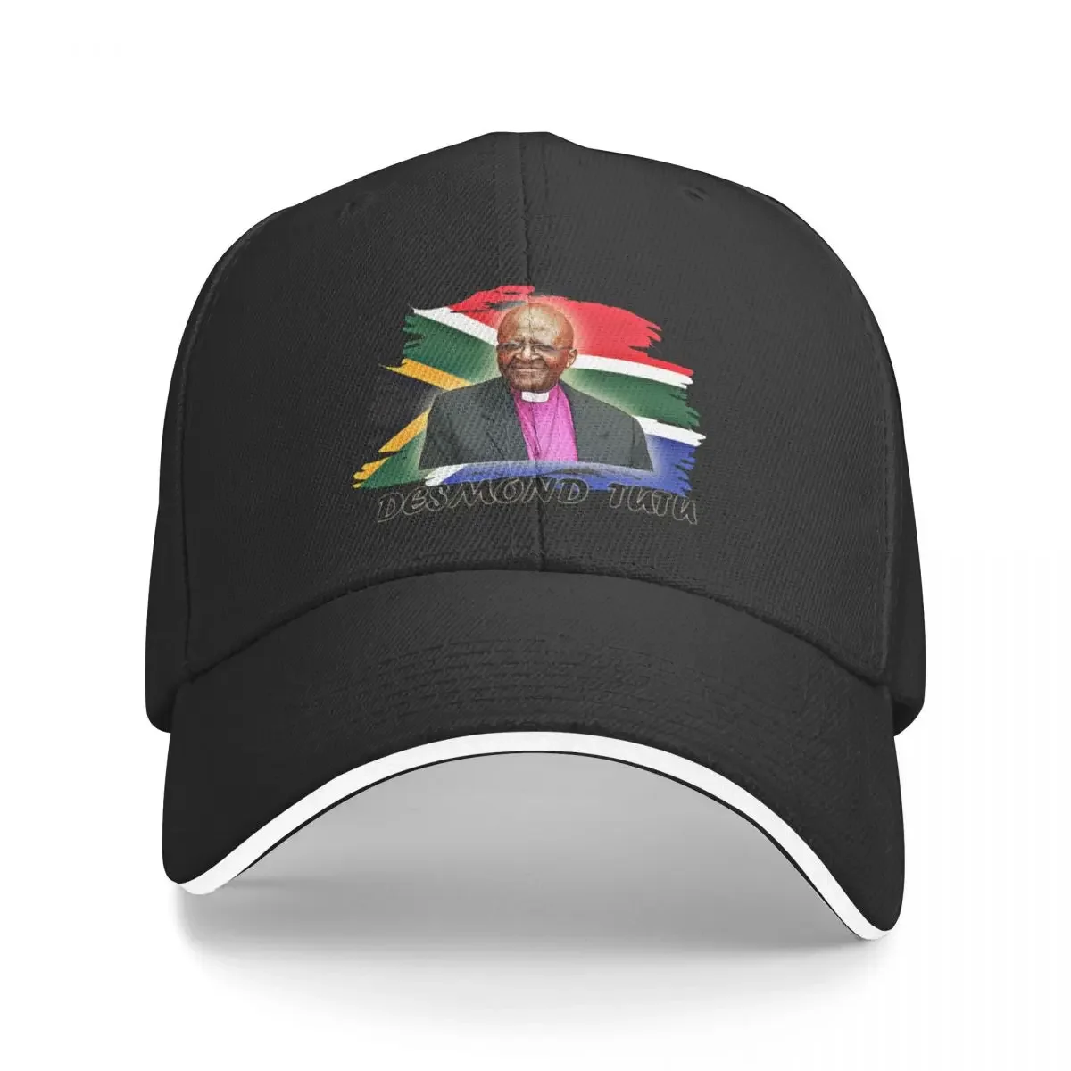 

New Desmond Tutu South African flag design Baseball Cap Hood Snap Back Hat Visor Trucker Hats Cap Women's Men's