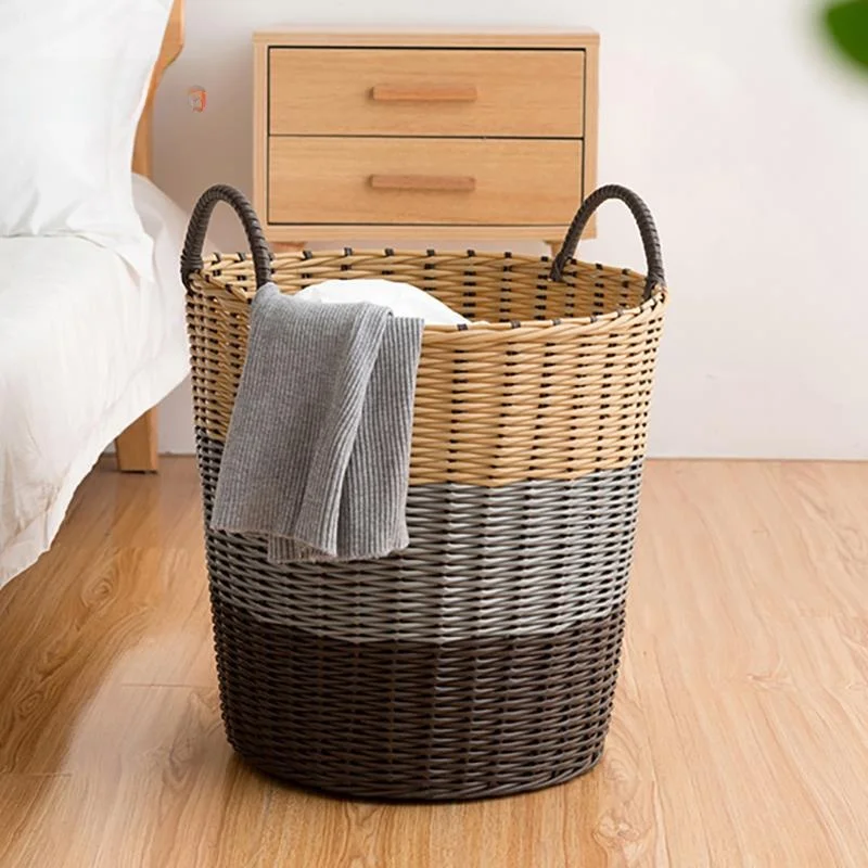 Wicker Laundry Hamper Dir Clothes Basket Home Use Clothing Basket Storage Basket for Dir Laundry Business Sle